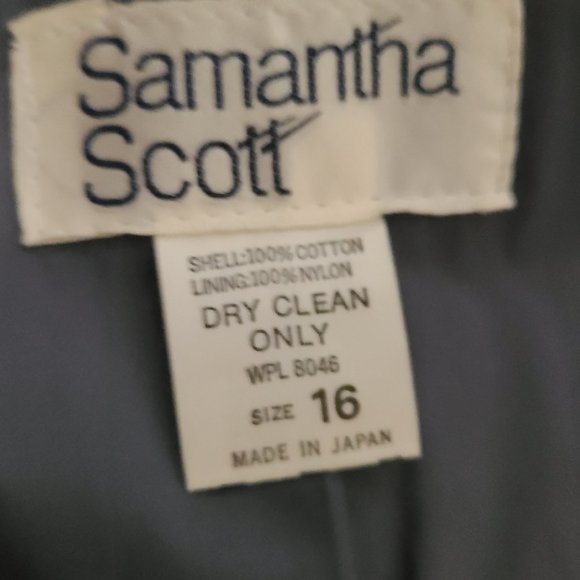 Grey Corduroy Skirt and Jacket Set - Picture 6 of 13